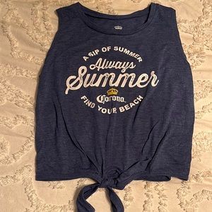 Corona always summer tank